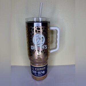 Buc-ees Leopard Print 40oz Tumbler, Travel Mug